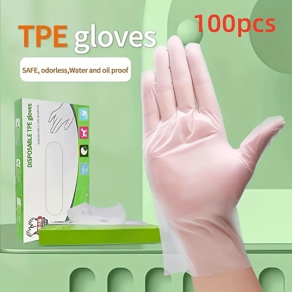 Latex Disposable Glove - 100 szt. Bez lateksu rękawice TPE