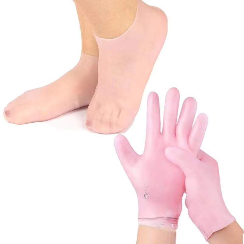Latex Disposable Glove - 1 Para Silikonowych Skarpetek do Pielęgnacji