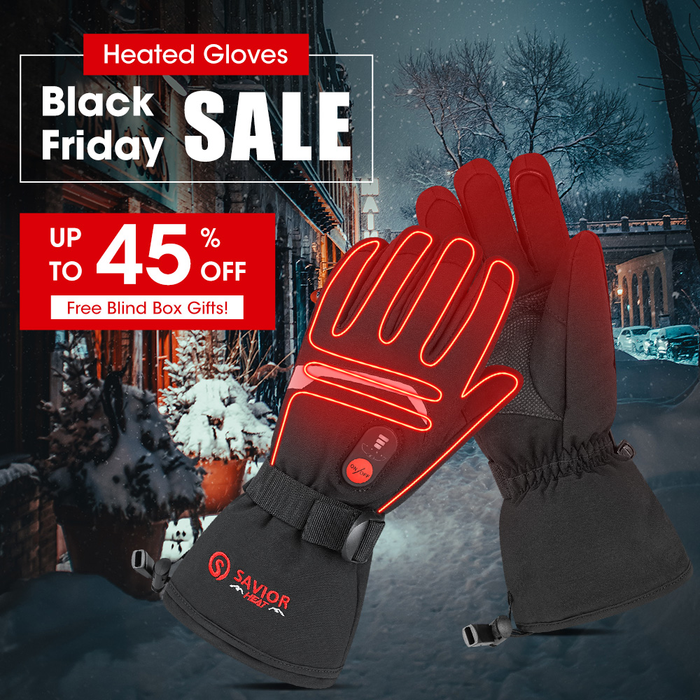 Ski Glove Waterproof - SNOW DEER Zimowe podgrzewane rękawiczki Kobiety