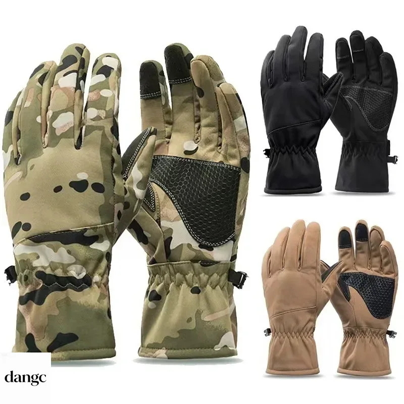 Ski Glove Waterproof - Zimowe wodoodporne rękawice myśliwskie w kamuflażu,