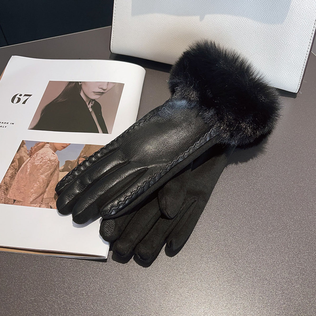 Damskie zimowe luksusowe rękaw – Leather Driving Glove recenzja i cena