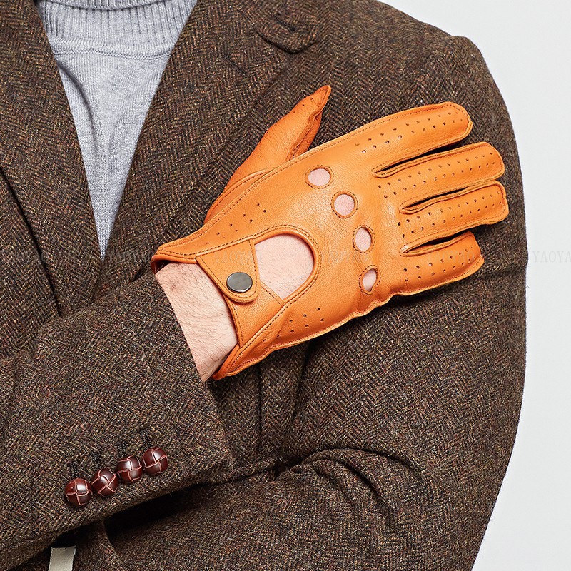 Modne dodatki męskie wiosenne  – Leather Driving Glove recenzja i cena