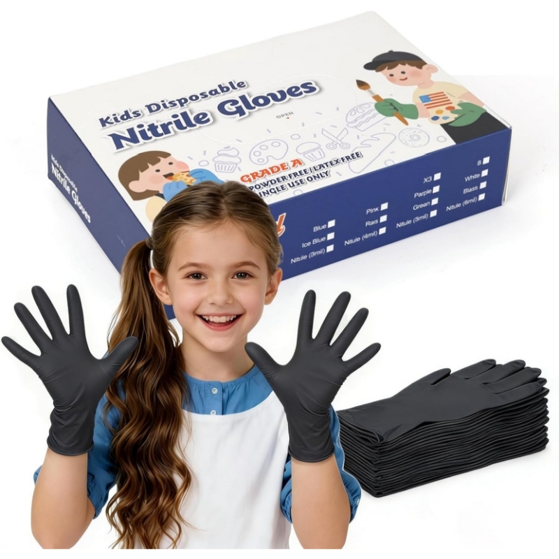Czarne nitrylowe rękawiczki je – Latex Disposable Glove recenzja i cena